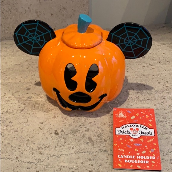 DisneyMickey Mouse Ceramic Halloween Candle Holder - Picture 2 of 9
